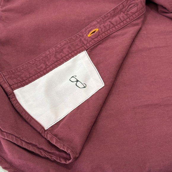 Ariat Rebar Women Medium Western Cowboy Burgundy Button Down LS Shirt Embroidery - Picture 9 of 13